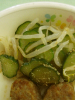 きゅうりともやしのごま酢あえ-レシピのメイン写真