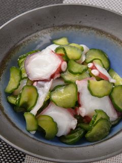たこときゅうりの酢の物-レシピのメイン写真