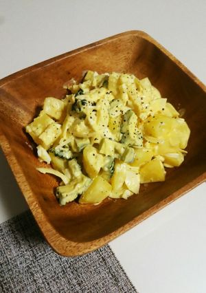 ゴーヤのほろにがポテトサラダ-レシピのメイン写真