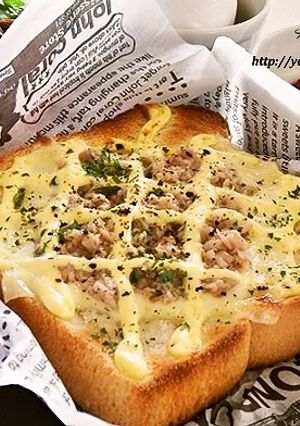 ツナマヨ＆チーズ☆トースト-レシピのメイン写真