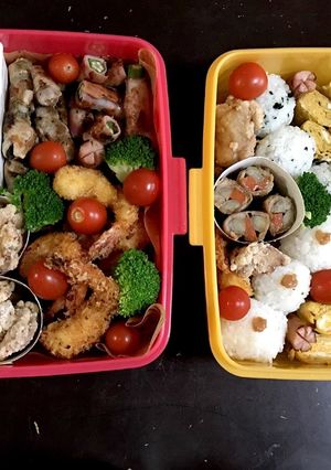 小学校お弁当 記録用2018-レシピのメイン写真