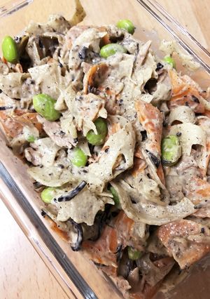 フライパンで！蓮根ごまマヨサラダ！-レシピのメイン写真