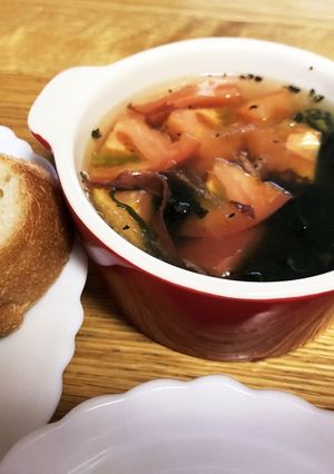 フレッシュトマトの簡単スープ-レシピのメイン写真