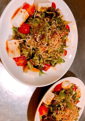 豆腐とちりめんのサラダ-レシピのメイン写真