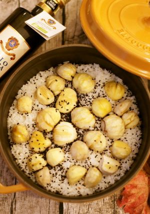 黒胡椒で大人の栗ご飯＋オリーブオイル‼️-レシピのメイン写真