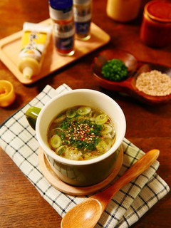 ねぎに小ねぎもたっぷり☆中華風生姜スープ-レシピのメイン写真