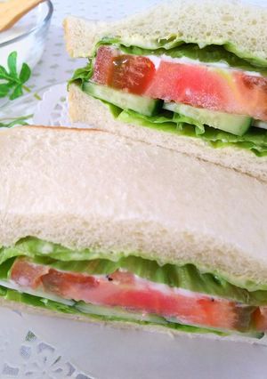 ずっと定番！野菜サンドイッチ～時々＋α～-レシピのメイン写真