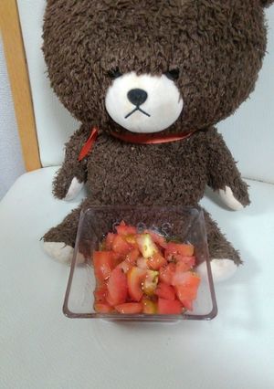 トマトのドレッシングかけ！-レシピのメイン写真