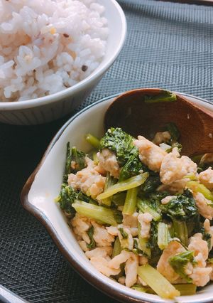節約簡単おいしい♡カブの葉でご飯のおとも-レシピのメイン写真