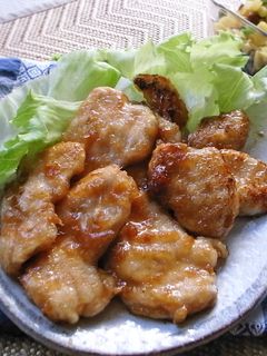 鶏むね肉のしょうが焼き-レシピのメイン写真