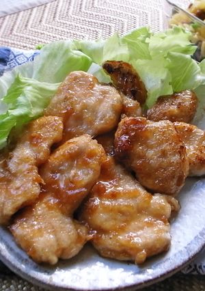 鶏むね肉のしょうが焼き-レシピのメイン写真