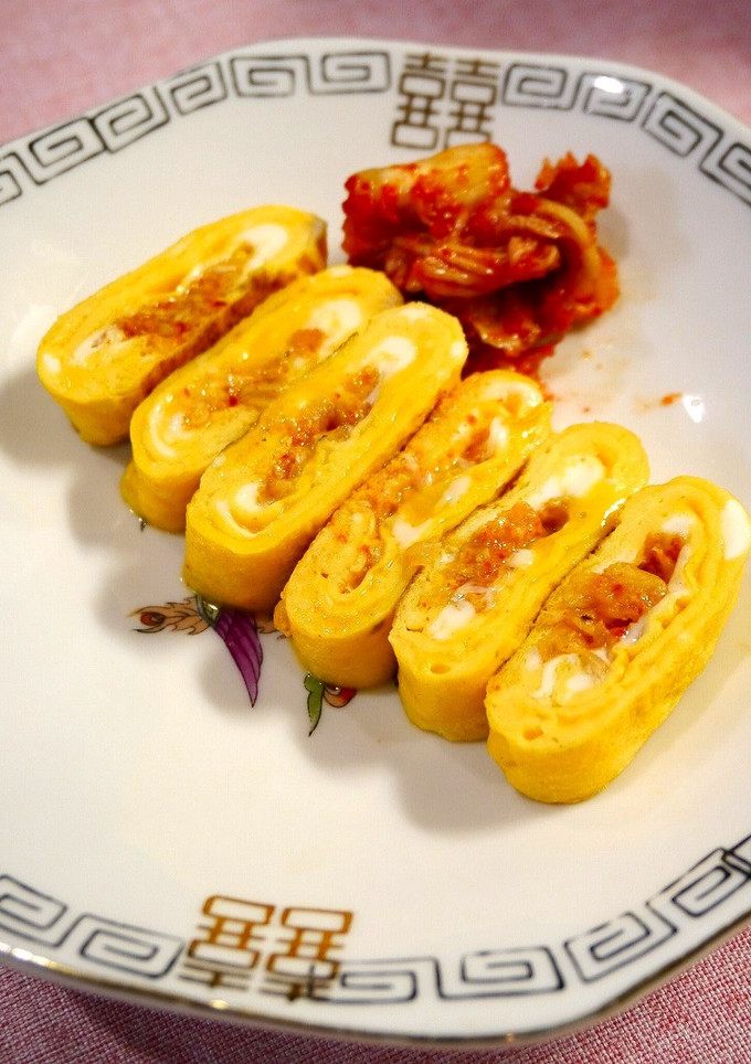 簡単！キムチ巻き卵☆中華風味-レシピのメイン写真