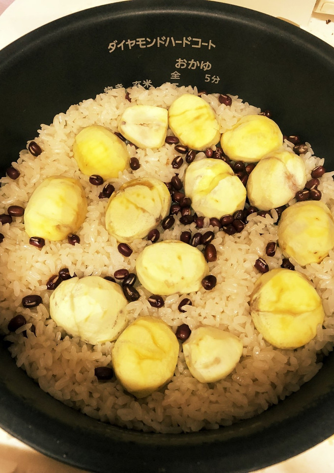 栗と小豆のご飯♪-レシピのメイン写真