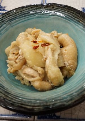 時短♪鶏皮ゆずポン酢-レシピのメイン写真