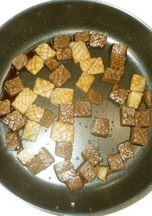 こんにゃく甘辛煮♪簡単ステーキ材料１つ-レシピのメイン写真