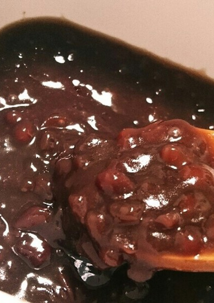 ゆであずき缶でつくる粒あん-レシピのメイン写真