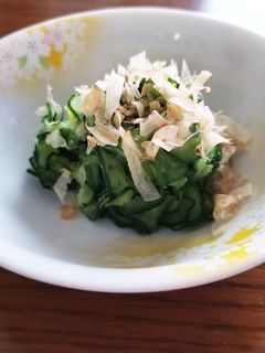 ☆簡単副菜♪きゅうりのお浸し☆-レシピのメイン写真