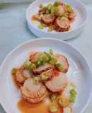 焼くだけ！簡単！ベビー帆立のポン酢がけ