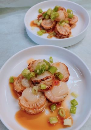 焼くだけ！簡単！ベビー帆立のポン酢がけ-レシピのメイン写真