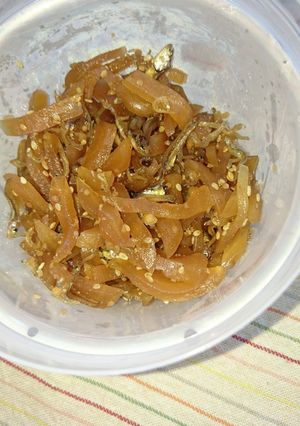 ご飯のお供に！生姜の佃煮-レシピのメイン写真