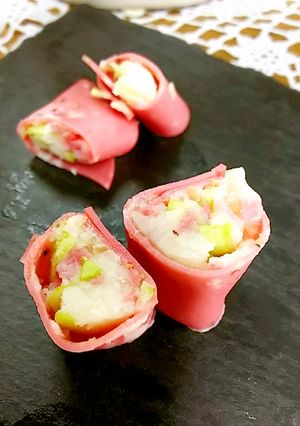 ポテサラのハム巻き-レシピのメイン写真