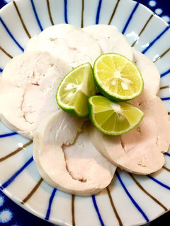 すだち鶏ハム-レシピのメイン写真