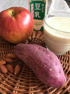さつまいもとりんごをつかったスムージー-レシピのメイン写真