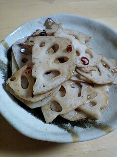 シャキシャキ蓮根のきんぴら♪-レシピのメイン写真