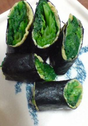 ほうれん草のタマゴのりまき-レシピのメイン写真