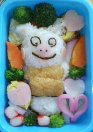 キャラ弁・絵本☆にんじんばたけの～-レシピのメイン写真