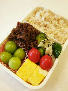 お弁当(10/2)焼き肉-レシピのメイン写真