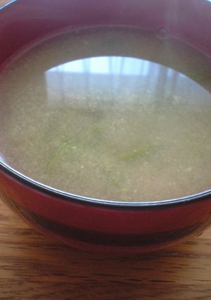 ◇今が旬 生めかぶ◇の味噌汁-レシピのメイン写真