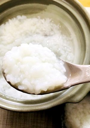 お粥 （炊いたご飯から作る方法）-レシピのメイン写真