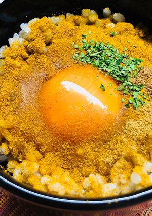 オイカレー卵かけご飯-レシピのメイン写真