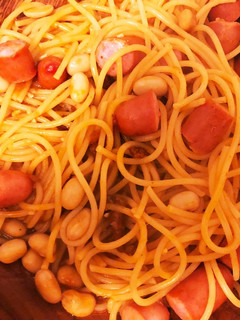 豆とウインナーのトマトパスタ-レシピのメイン写真