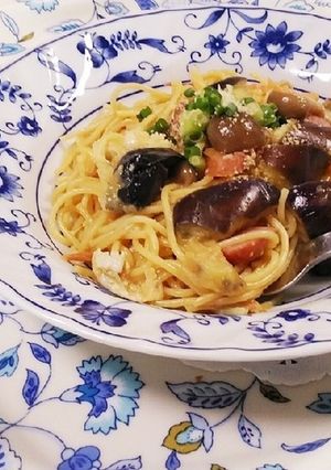 和風パスタ、だし醤油で!-レシピのメイン写真