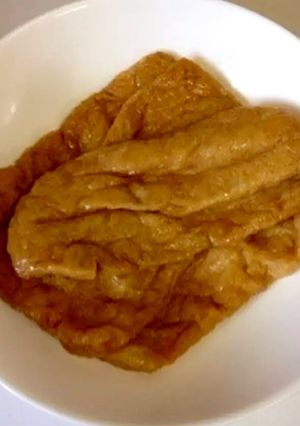 ばぁちゃんのきつねうどん用のおあげ-レシピのメイン写真