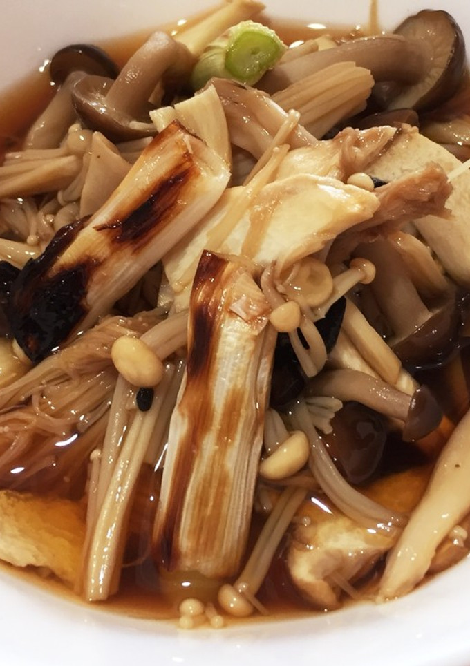 秋の味覚♪きのこと焼き葱の煮浸し＊-レシピのメイン写真