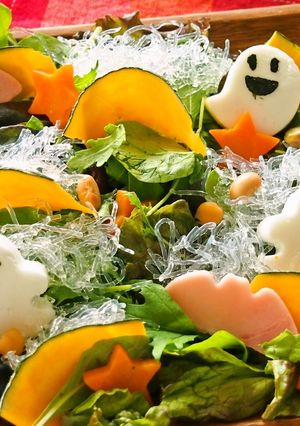 プチプチのハロウィンサラダ-レシピのメイン写真