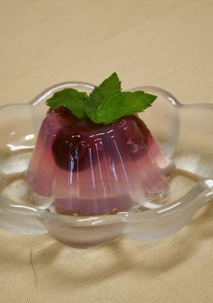 ナガノパープルのゼリー-レシピのメイン写真