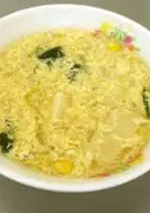 かにたまスープ　★宇都宮学校給食-レシピのメイン写真