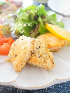 生秋鮭のフライバジル風味-レシピのメイン写真