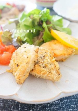 生秋鮭のフライバジル風味-レシピのメイン写真