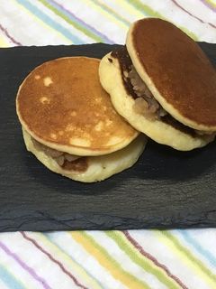 栗餡でどら焼き-レシピのメイン写真