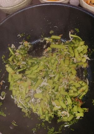 秋大根葉のしらすいため-レシピのメイン写真