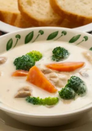 白菜と鶏肉の米粉シチュー-レシピのメイン写真