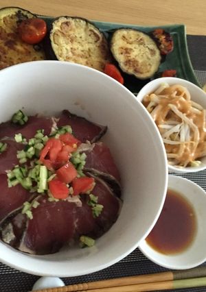 カツオのポン酢漬け丼-レシピのメイン写真