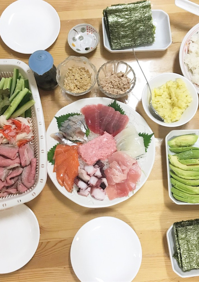 簡単手巻き寿司-レシピのメイン写真