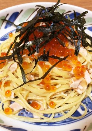 いくらとツナの簡単クリームパスタ-レシピのメイン写真