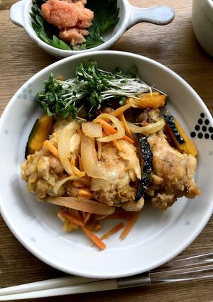 野菜たっぷり♪根菜と手羽元の甘酢漬け-レシピのメイン写真